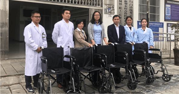拉斯维加斯3499再生为医疗机构捐赠轮椅，践行企业社会责任